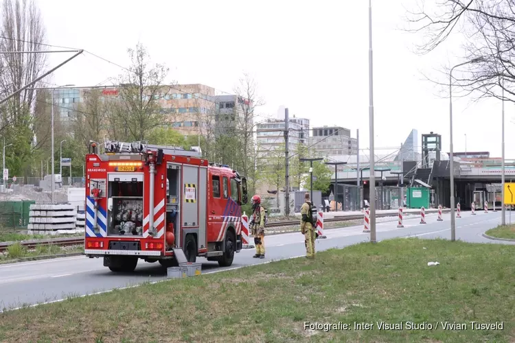 Gaslek in Amstelveen: Beneluxbaan gedeeltelijk gestremd