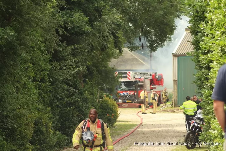 Brand in hooischuur in Amstelveen