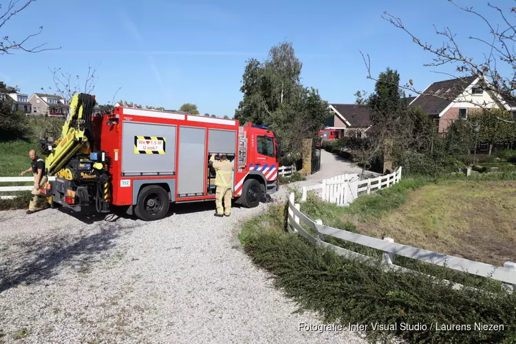 Brand bij zorgboerderij in Ouderkerk aan de Amstel