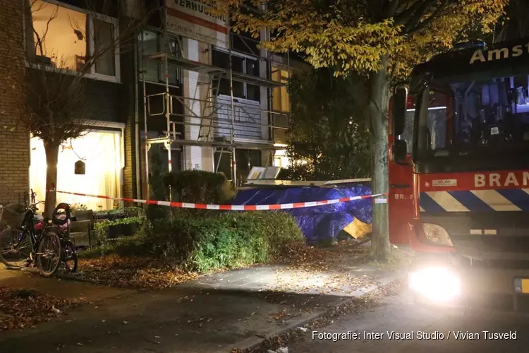 Opnieuw brand in woning Amstelveen, tweede keer in één avond