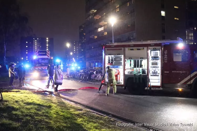 Brand in studentenflat Amstelveen