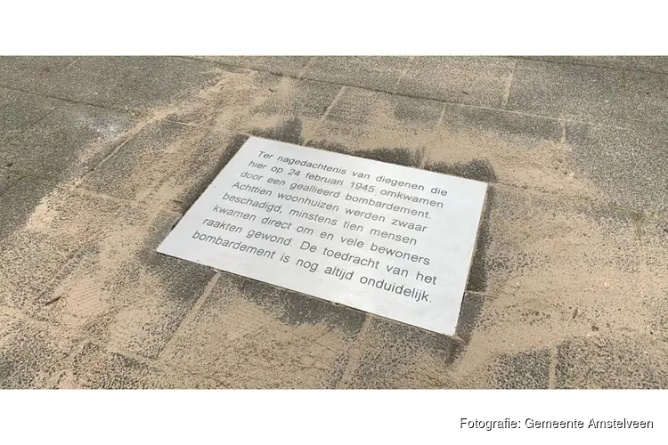 Gedenktegel geplaatst voor oorlogsramp in Elsrijk, onthulling uitgesteld