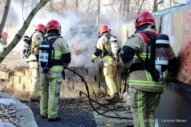 Brand op terrein Flower Art Museum