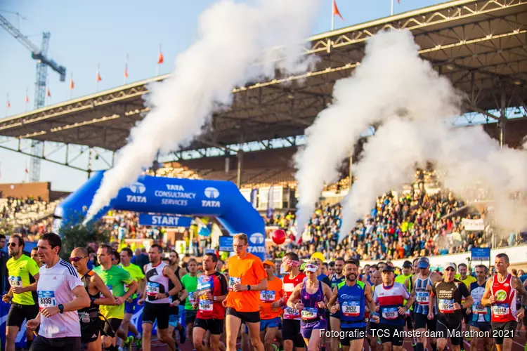 Inschrijving van start voor TCS Amsterdam Marathon 2021