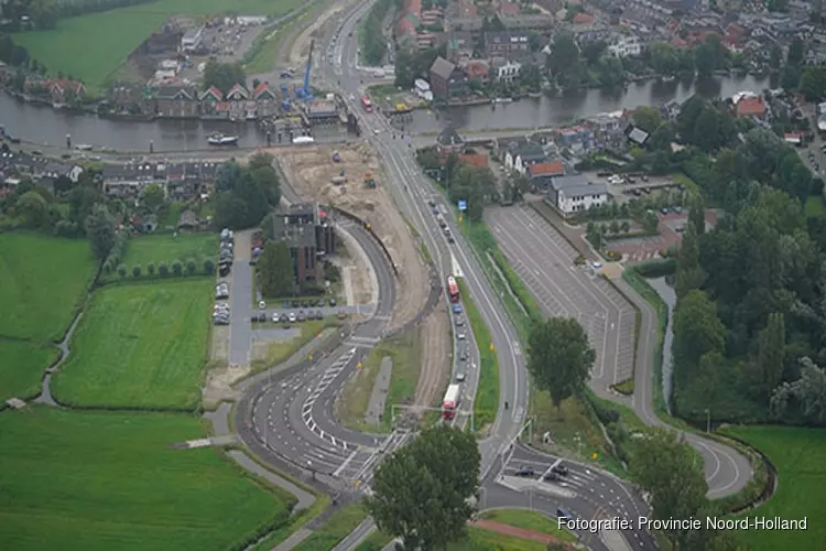 Nachtafsluiting N522 bij Ouderkerk aan de Amstel