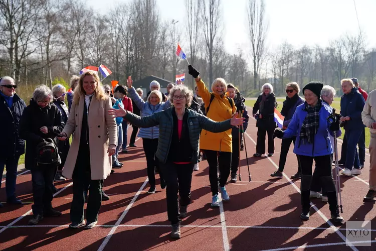 Saskia van der Meer wandeling vandaag groot succes