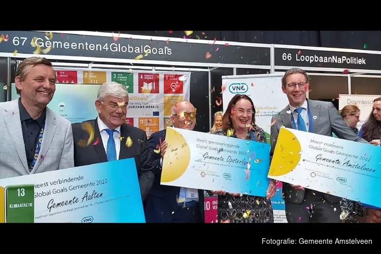 Amstelveen wint verkiezing Global Goals gemeente