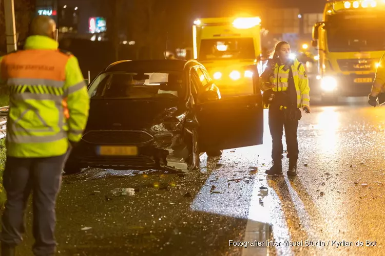 Gewonde bij botsing op A2