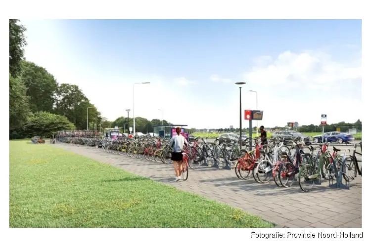 Uitbreiding fietsenrekken bij bushalte Ouderkerk Oost