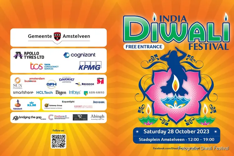 Amstelveen straalt op het 15-jarig jubileum van het Diwali Festival!