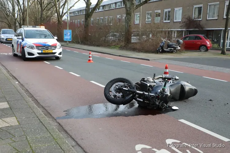 Motorrijder gewond in Amstelveen