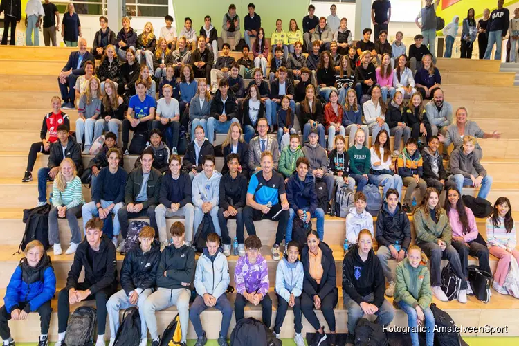 Unieke bijeenkomst voor sporttalenten op het Amstelveen College