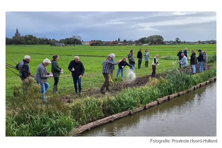 Provincie steunt herstel van oevers in de Bovenkerkerpolder