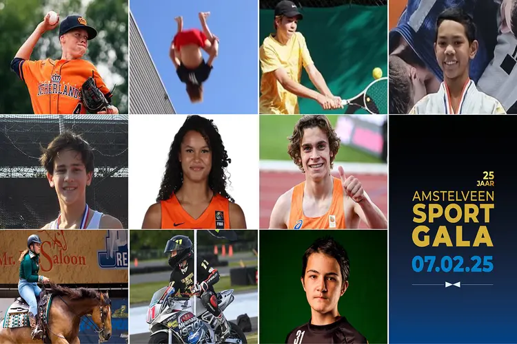 Shortlist Talent van het Jaar 2024 Amstelveen Sportgala bekend; stemmen nu mogelijk