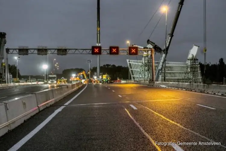 Weekendafsluiting Beneluxbaan, Keerpuntweg en Ouverture ter hoogte van viaduct A9